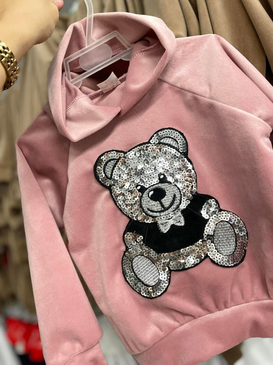 Veliūrinis laisvalaikio kostiumas su meškučiu BEAR