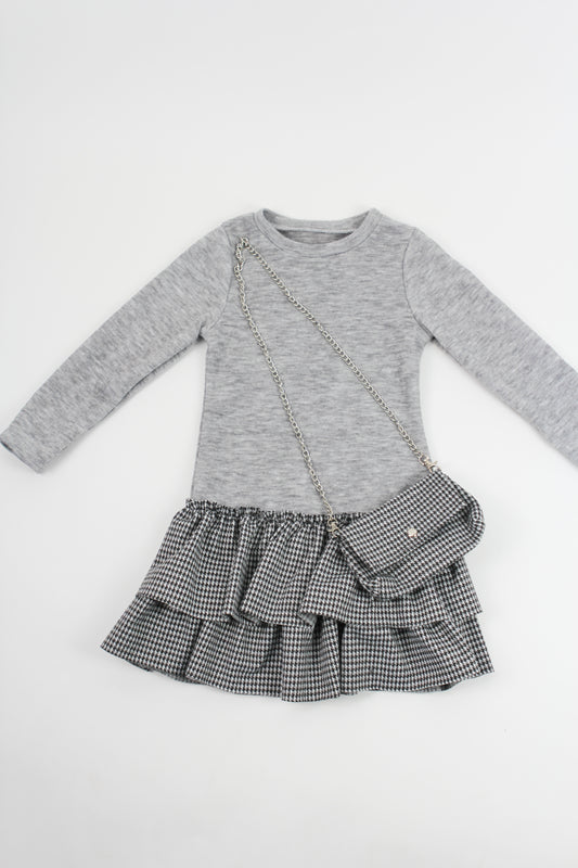 Suknelė su derančia rankine komplekte WARM (4 spalvos)