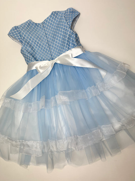 Žydros spalvos suknėlė Daria