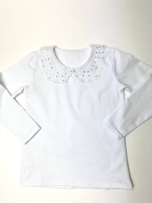 Medvilninė palaidinė su kalnieriumi SIMI (ilgomis ir trumpomis rankovėmis)