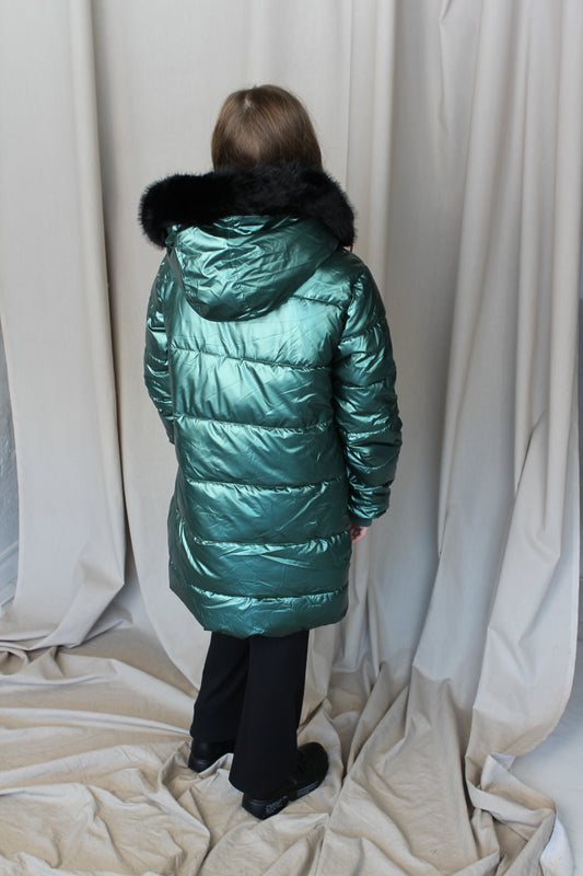 Ilga žieminė striukė