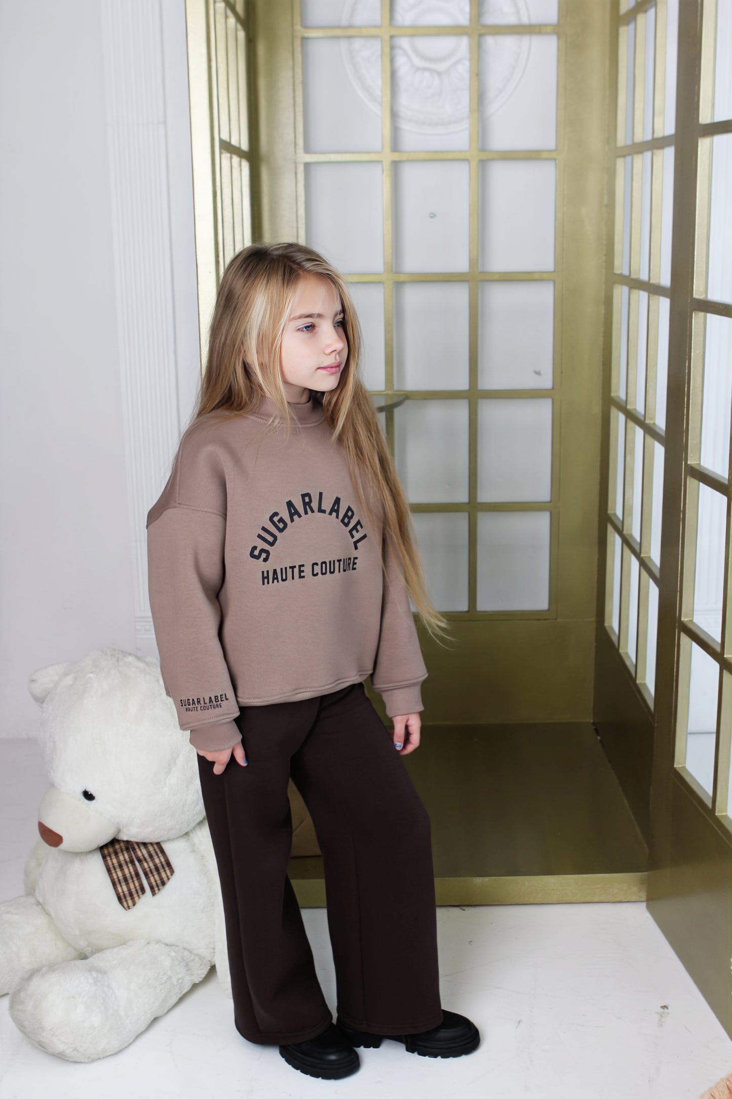 Storos medvilnės laisvalaikio kostiumas Sugar fashion