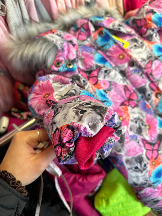 Vientisi kombinezonai su vilna su kačiukais