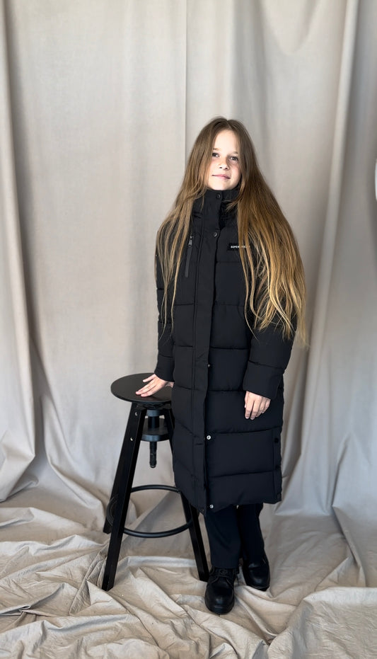 Ilgas žieminis paltas